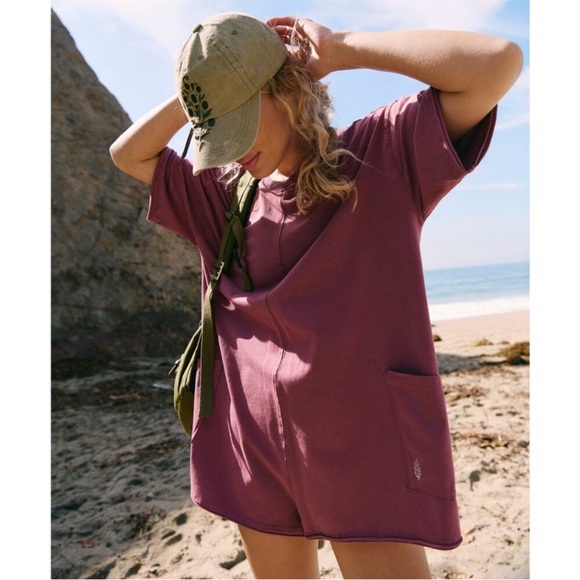 FP Movement Hot Shot Tee Romper Free People - Picture 1 of 15
